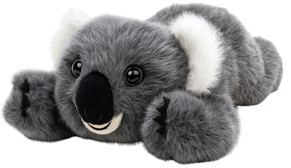 Jucărie de pluș Lean Toys - Koala, 30 cm, gri