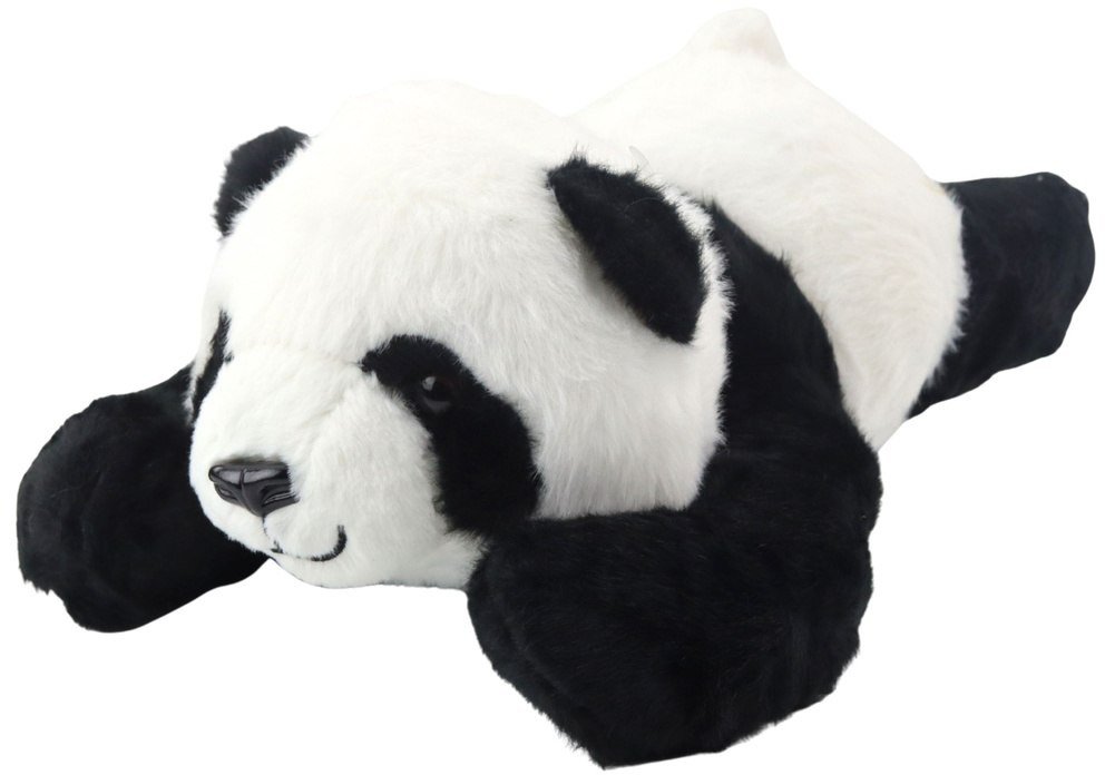 Jucărie de pluș Lean Toys - Panda, 30 cm, alb-negru