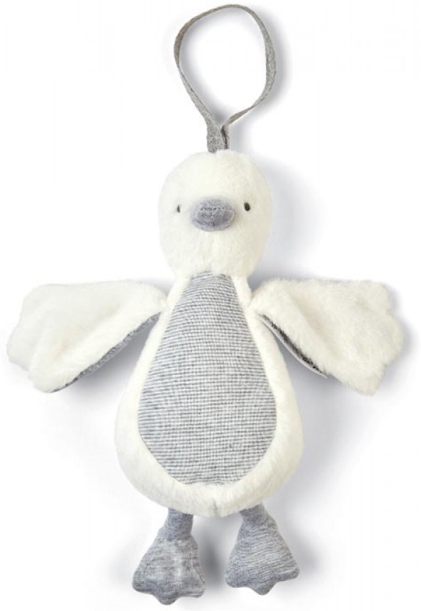 Jucarie de plus Mamas & Papas - Chime Duck, Grey