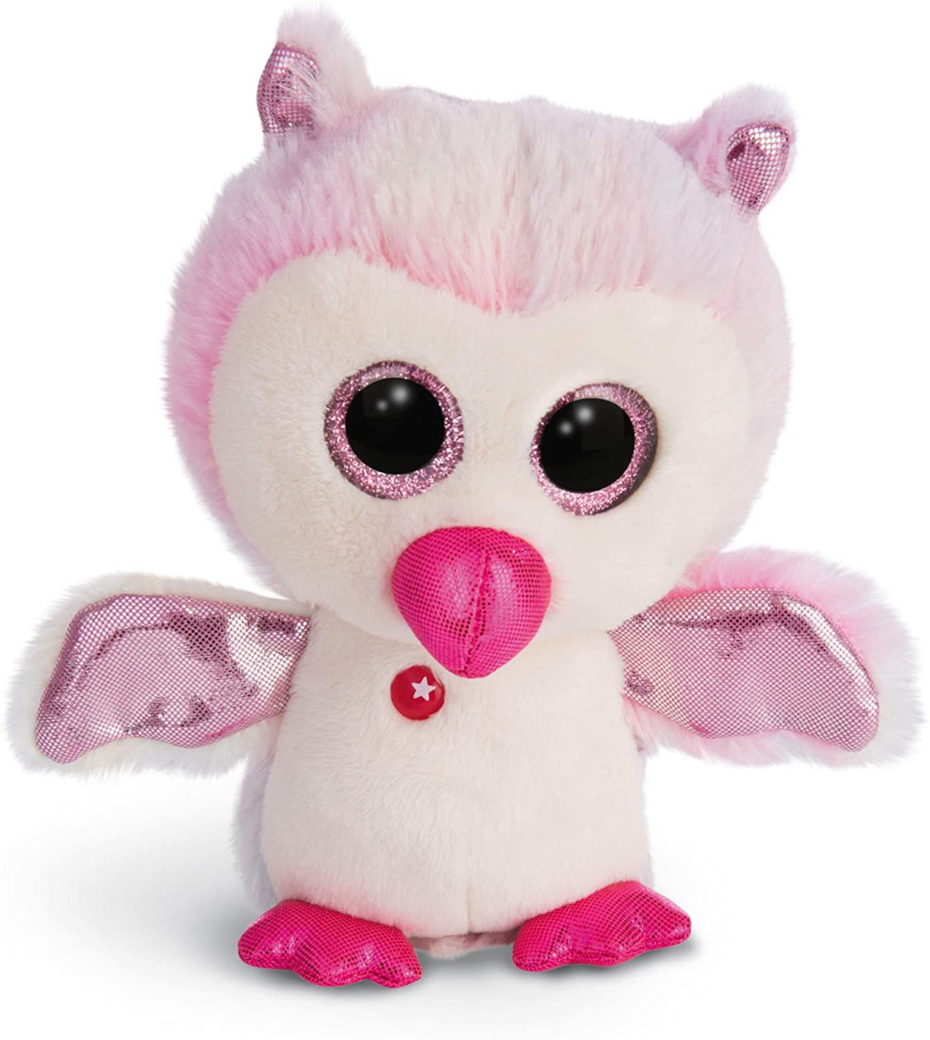 Jucarie de plus Nici Glubschis - Bufnita printesa Holly, 15 cm