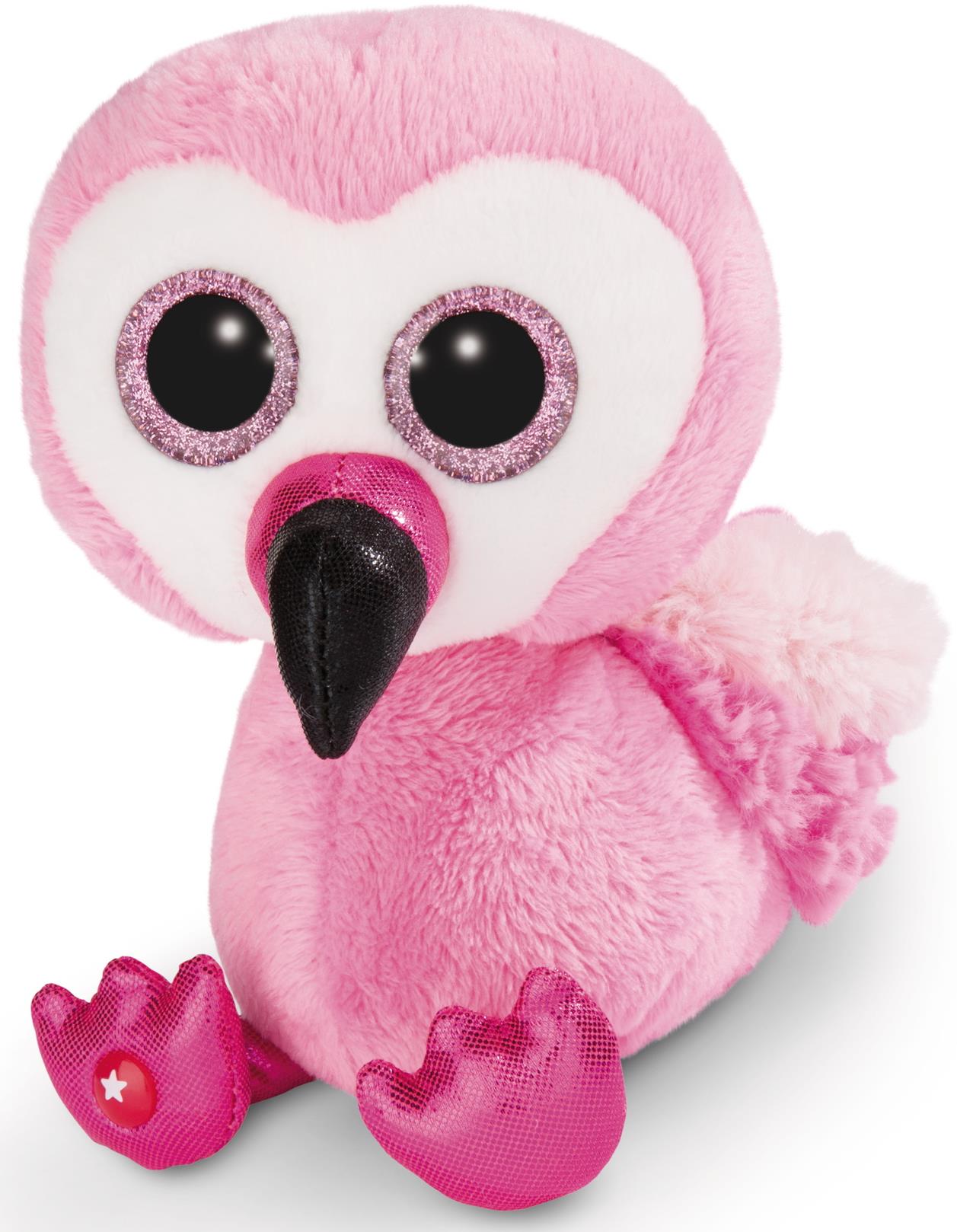 Jucarie de plus Nici Glubschis - Flamingo Zana Faye, 15 cm