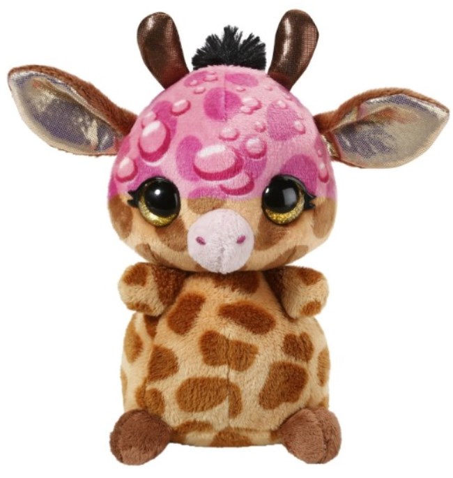 Jucarie de plus Nici - Girafa cu bule Nini, clasica, 16 cm.