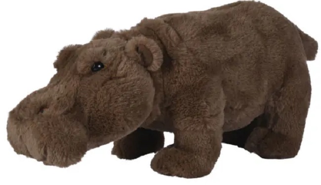 Jucărie de pluș Nicotoy - Hipopotam, 31 cm