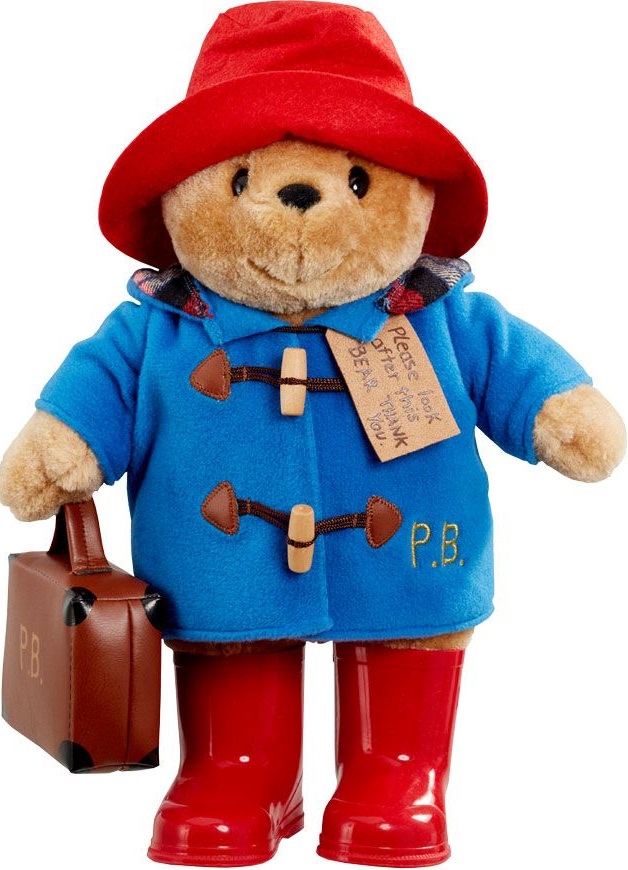 Jucărie de pluș Rainbow Designs - Ursul Paddington, cu cizme și o valiză