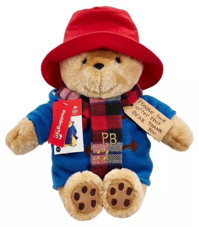Jucărie de pluș Rainbow Designs - Paddington cu eșarfă, 23 cm