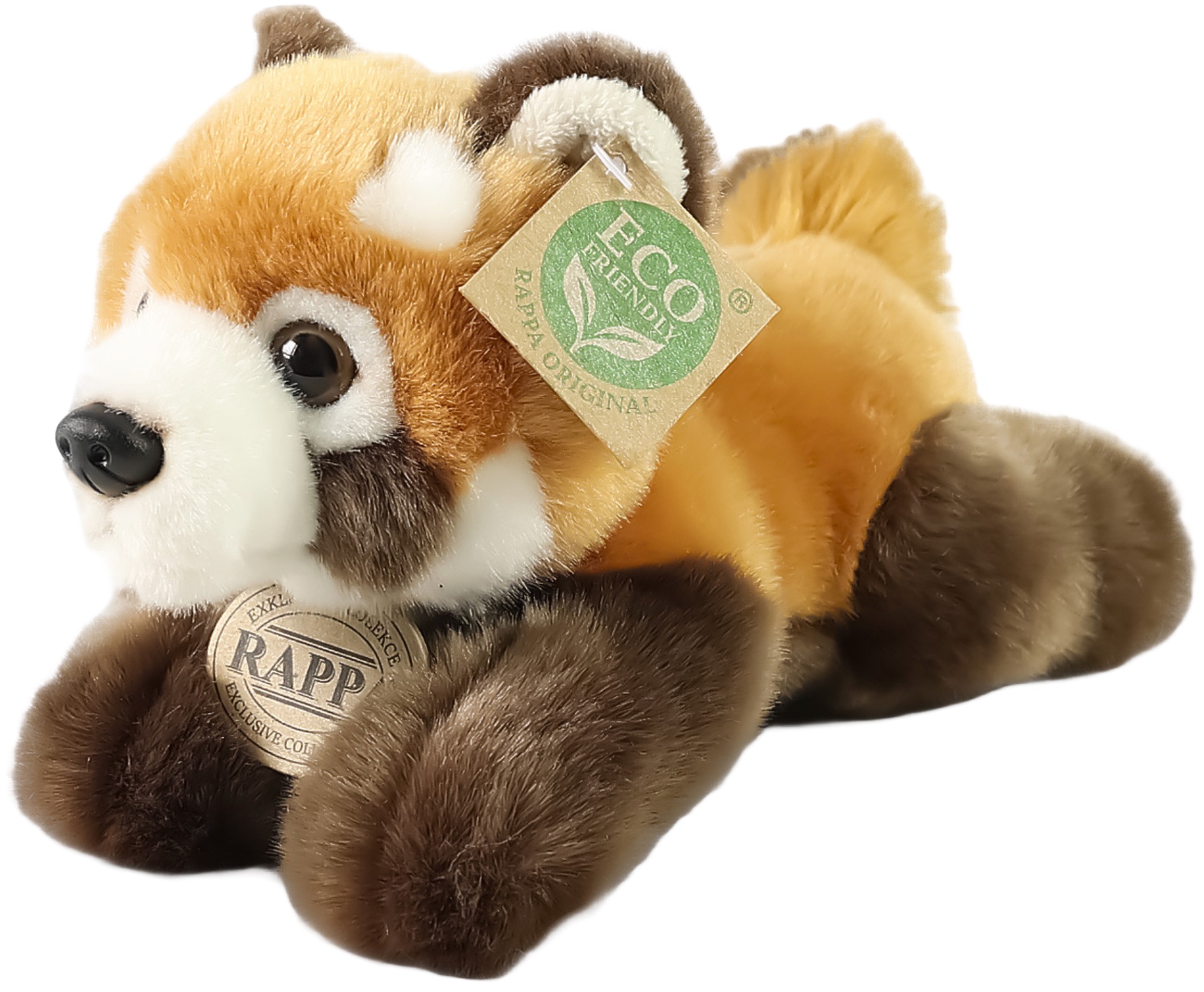 Jucărie de pluș  Rappa Eco prieteni - panda roșu, 20 cm