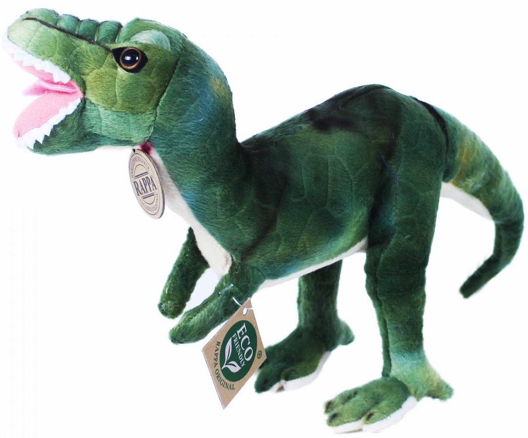Jucărie de pluș Rappa Eco Friends - Dinozaur T-rex, 26 cm