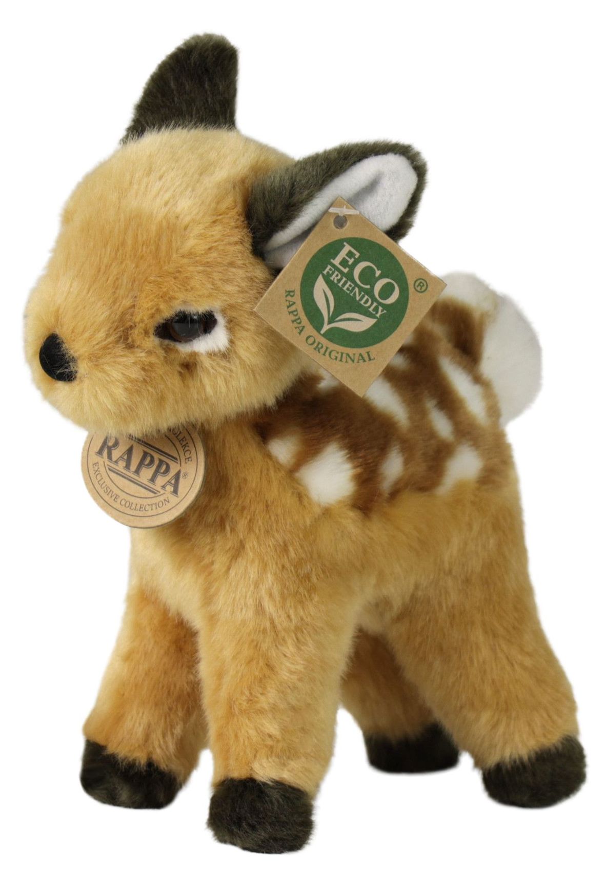 Jucărie de plus Rappa Eco Friends - Cerb, în picioare, 22 cm