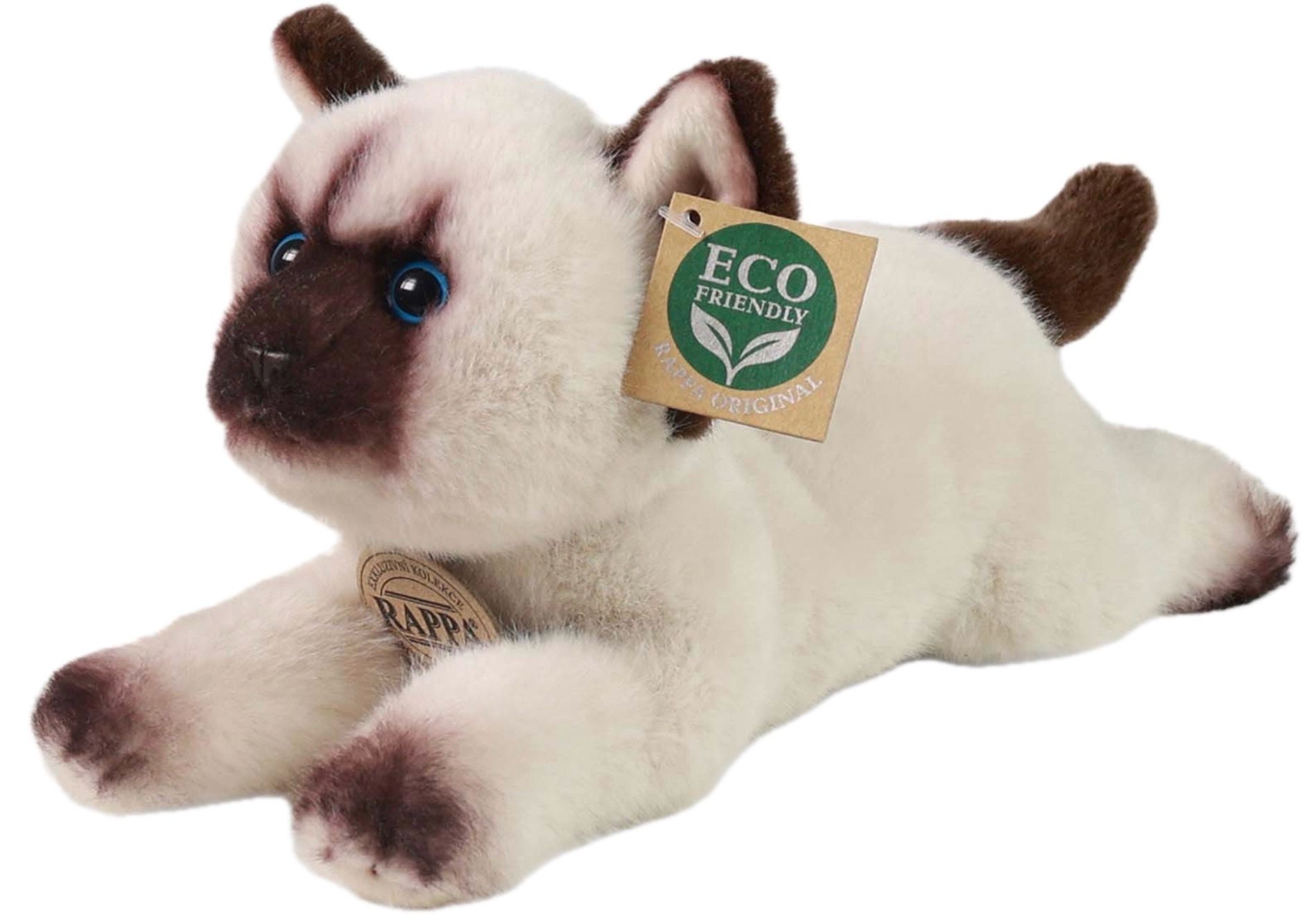 Jucărie de pluș Rappa Eco Friends - Pisică himalayană, 26 cm