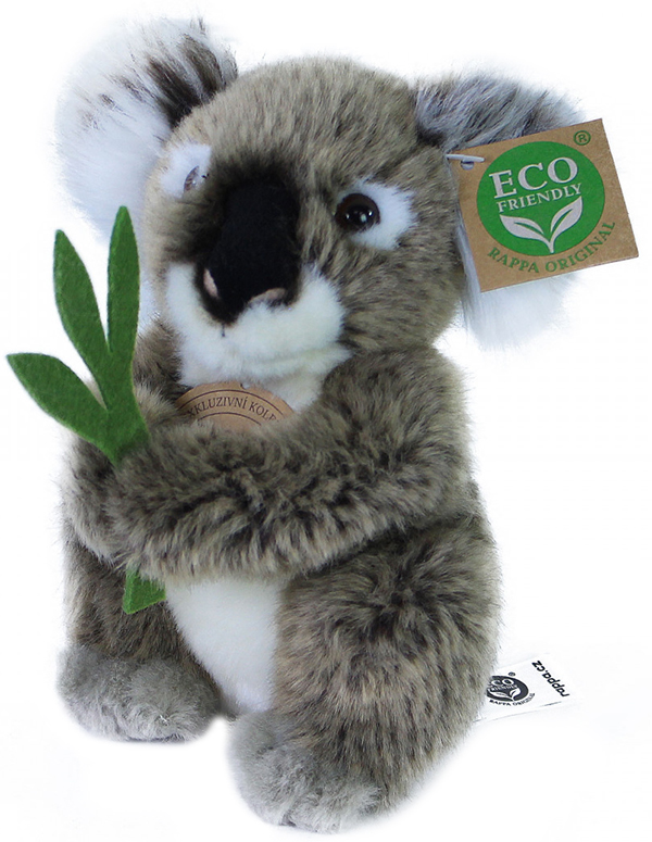 Jucărie de pluș Rappa Eco Friends - Koala cu plantă, 15 cm