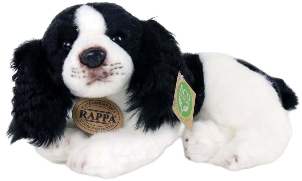 Jucărie de pluș Rappa Eco Friends - Cocker Spaniel, 24 cm