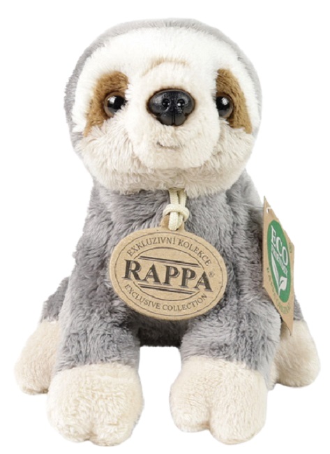 Jucărie de pluș Rappa Eco Friends - Leneș, 15 cm