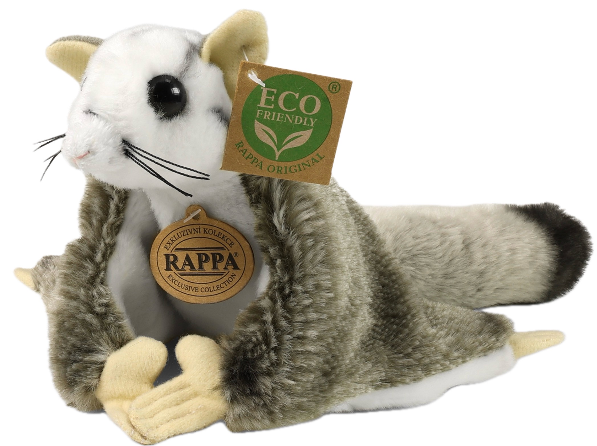 Jucărie de pluș Rappa Eco Friends - Veveriță zburătoare, 20 cm
