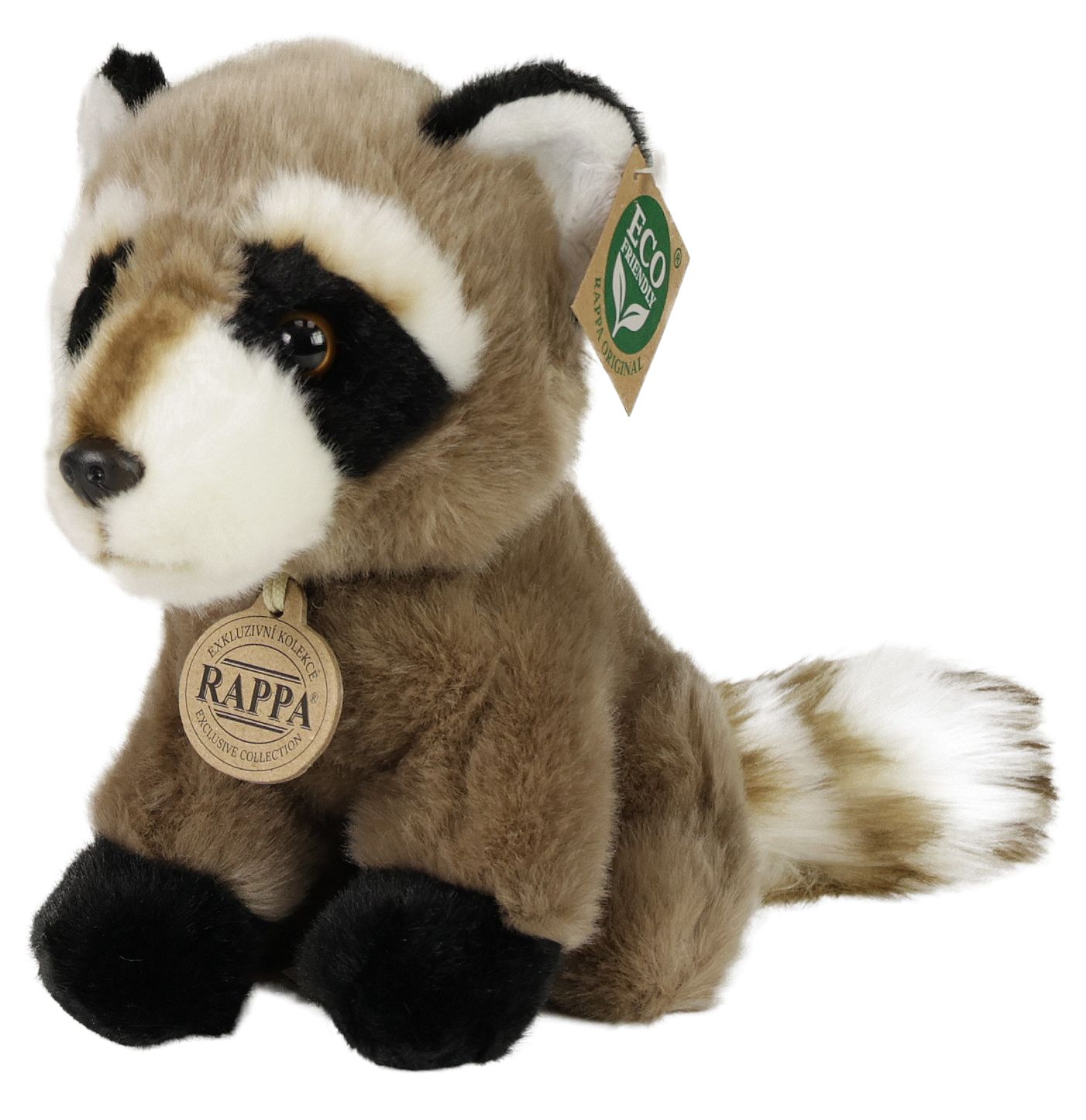 Jucărie de plus Rappa Eco Friends -Raton, așezat, 18 cm