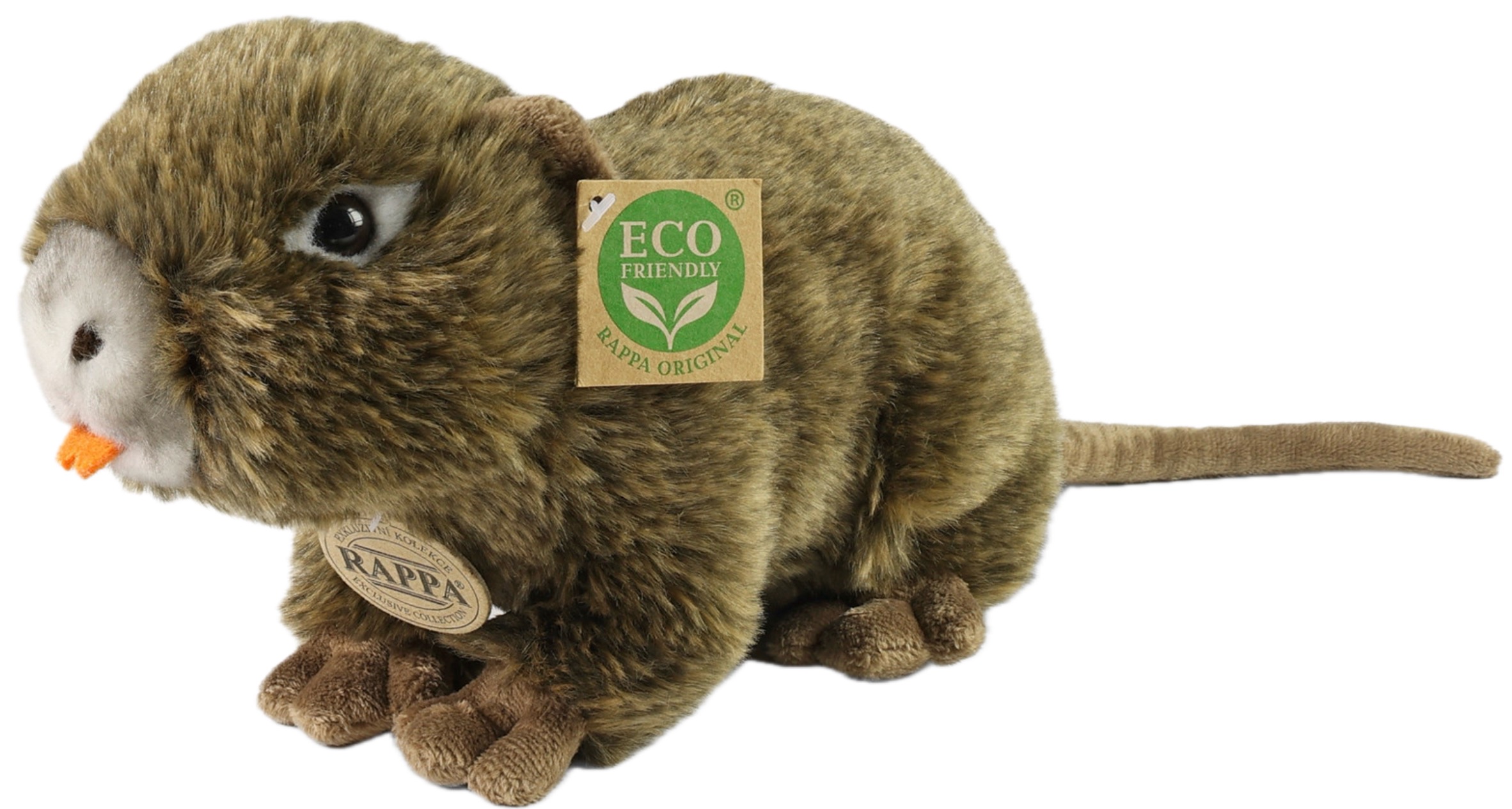 Jucărie de pluș  Rappa Prieteni eco  - Nutria, 27 cm