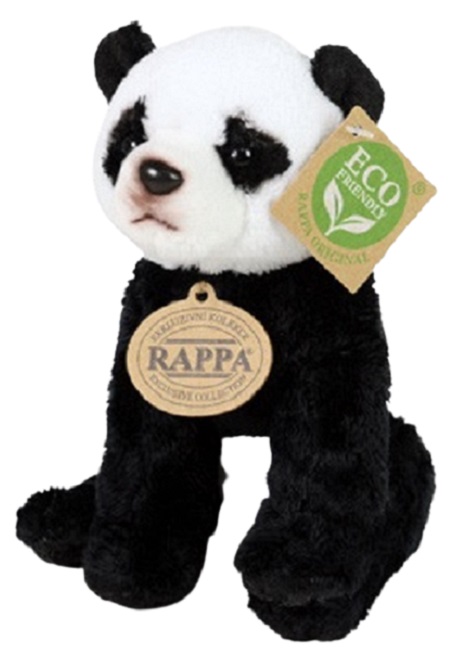 Jucărie de pluș Rappa Eco Friends - Panda, 15 cm