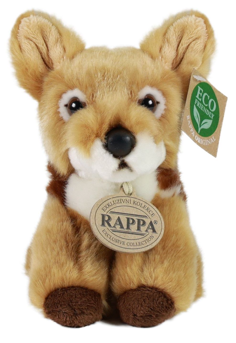 Jucărie de plus Rappa Eco Friends  - O căprioară, 16 cm