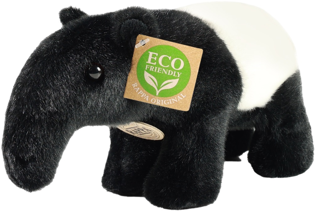 Jucărie de pluș Rappa Eco Friends - Tapir, în picioare, 22 cm