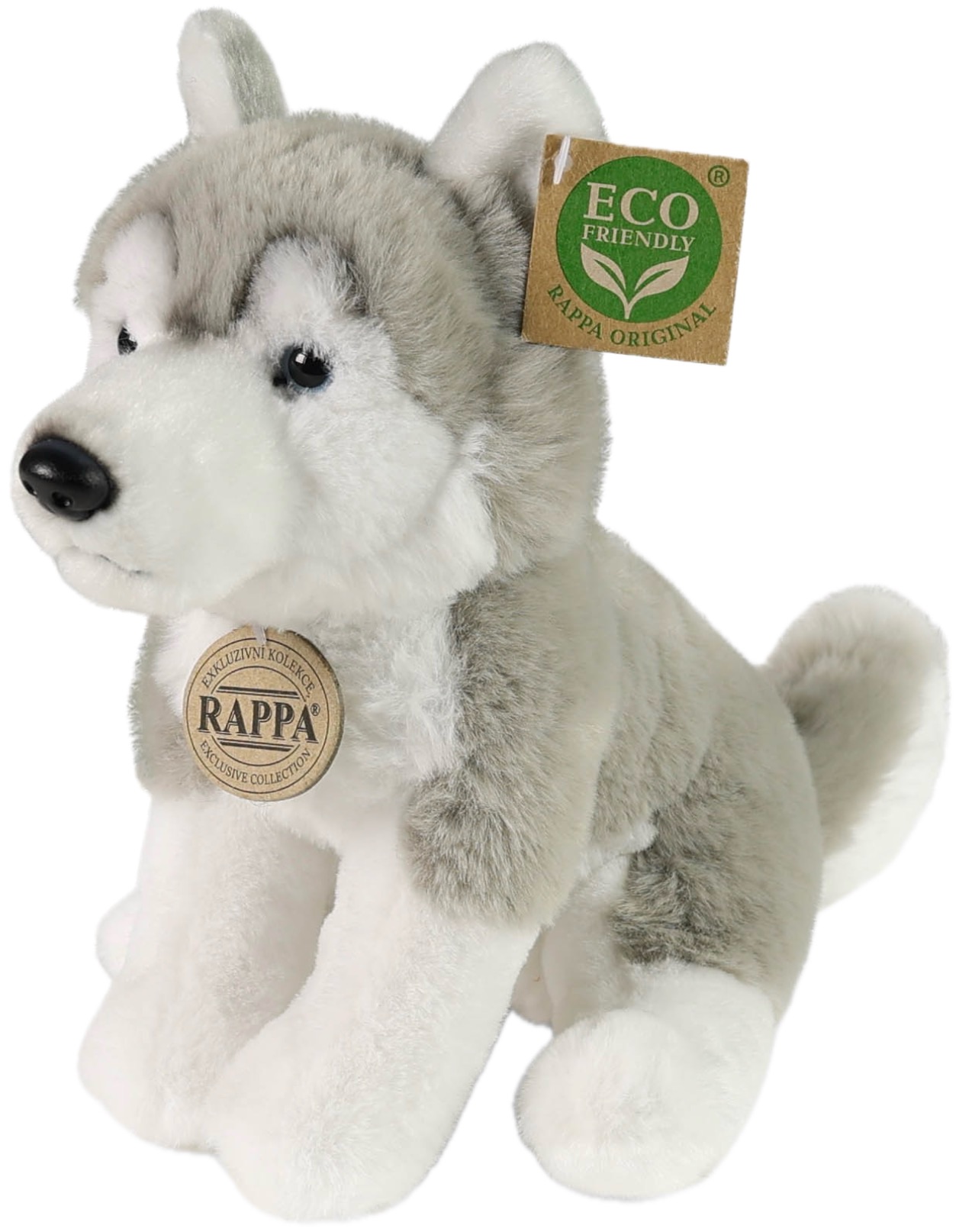 Jucărie de pluș  Rappa Soft Collection - Husky, 23 cm