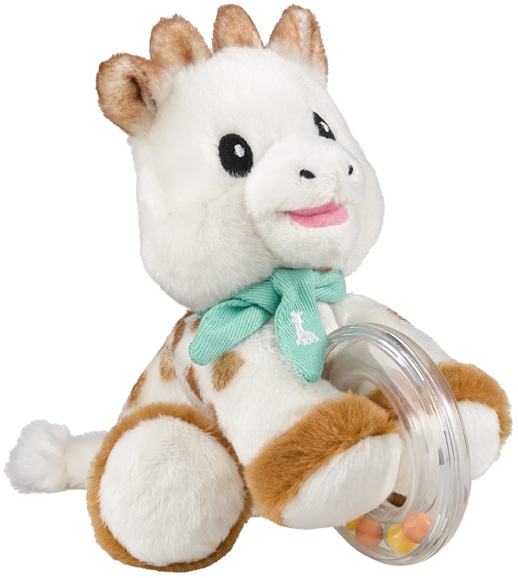 Jucarie de plus cu zornaitoare - Sophie la Girafe, Sweety Sophie Collection