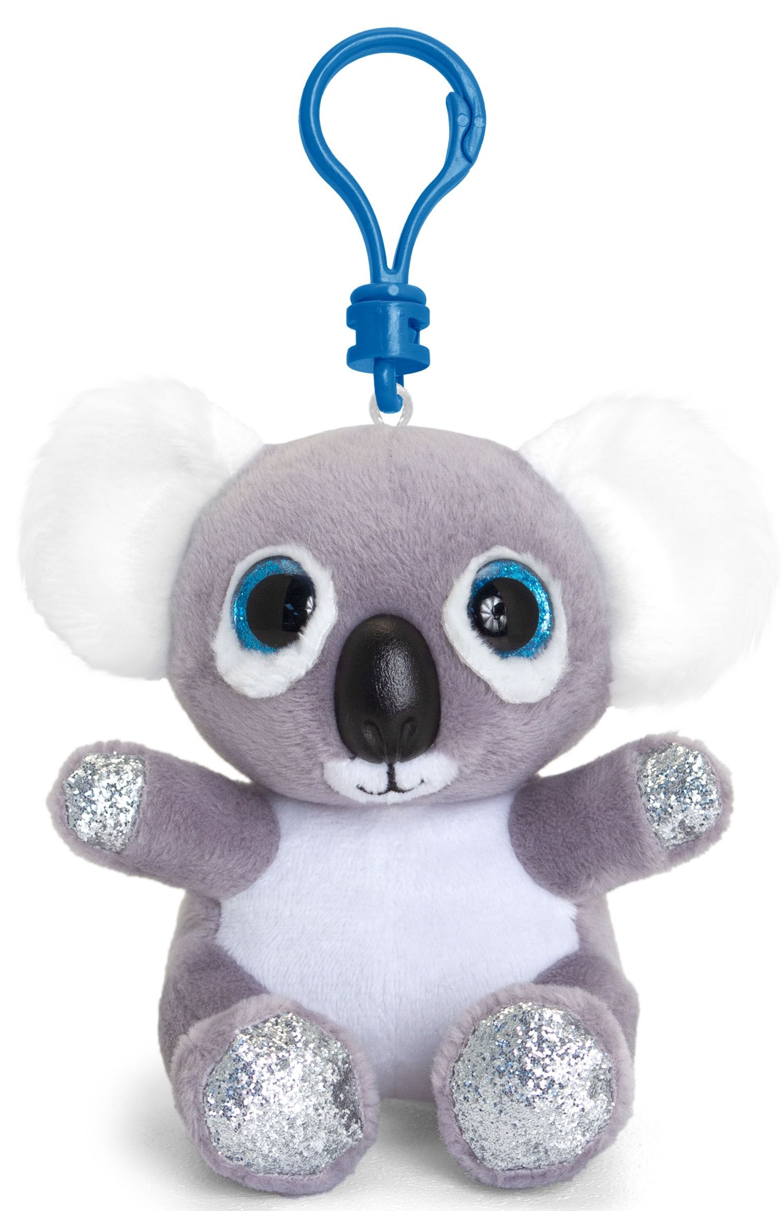 Jucarie de plus cu clips pentru rucsac Keel toys - Panda, 12 cm