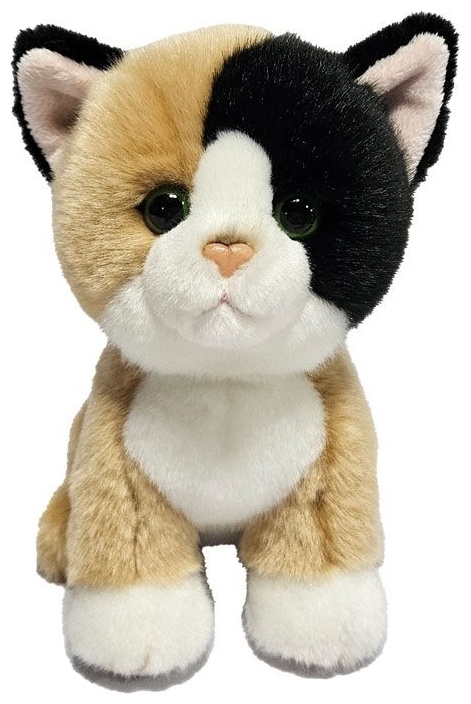 Jucărie de pluș Silky - Pisica Calico, 18 cm