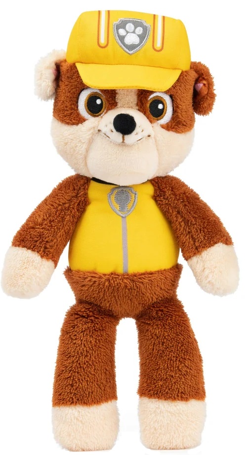 Jucărie de pluș Spin Master Paw Patrol - Rubble, 33 cm