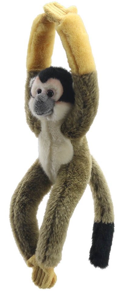 Jucărie de pluș  The Puppet Company Canopy Climbers - Maimuță veveriță, 30 cm