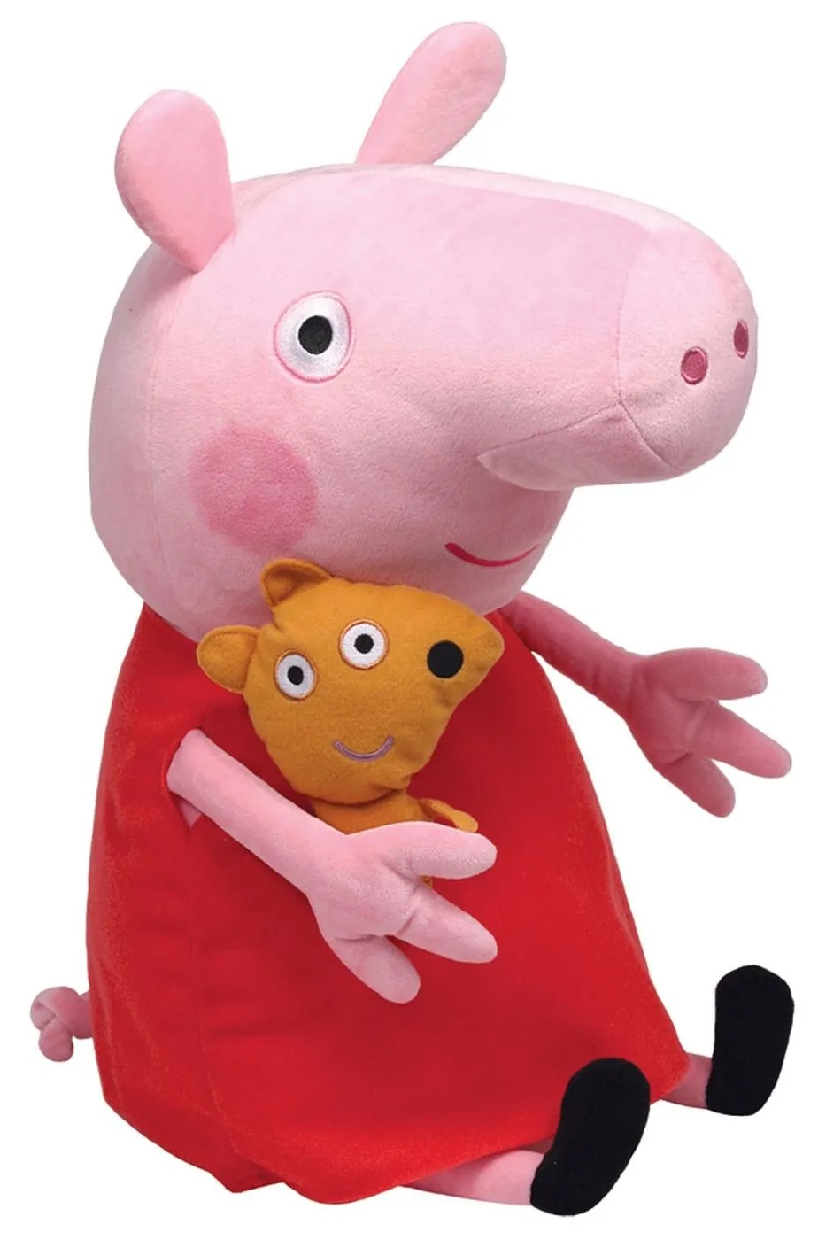 Jucărie de pluș  TY Toys Beanie Babies - Peppa Pig, 38 cm
