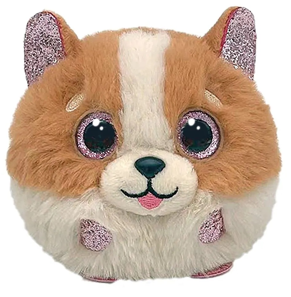 Jucărie de pluș Ty Toys Beanie Balls - Cățeluș Tanner, 8 cm