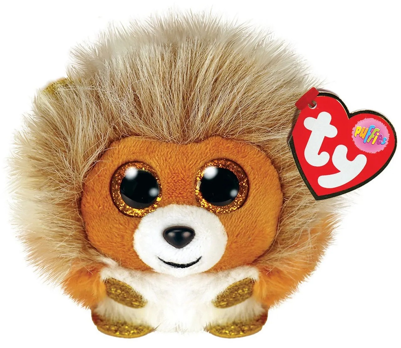 Jucărie de pluș  Ty Toys Beanie Balls - Leu Caesar, 8 cm