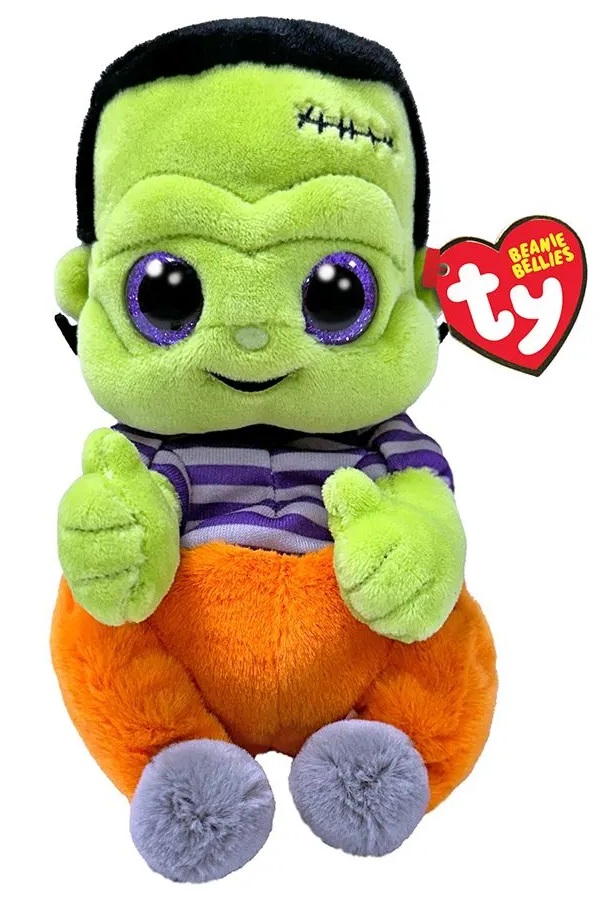 Jucărie de pluș  TY Toys Beanie Bellies - Victor The Frankenstein Monster, 15 cm