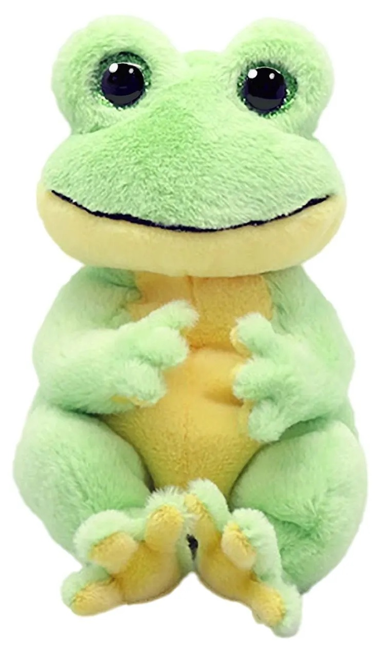 Jucărie de pluș TY Toys Beanie Bellies - Broască Snapper, 15 cm