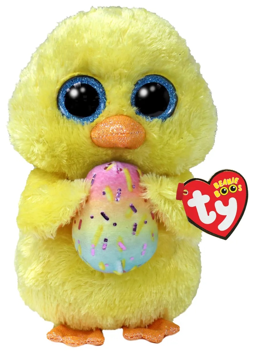 Jucărie de pluș TY Toys Beanie Boos - Pui Marigold, galben, 15 cm