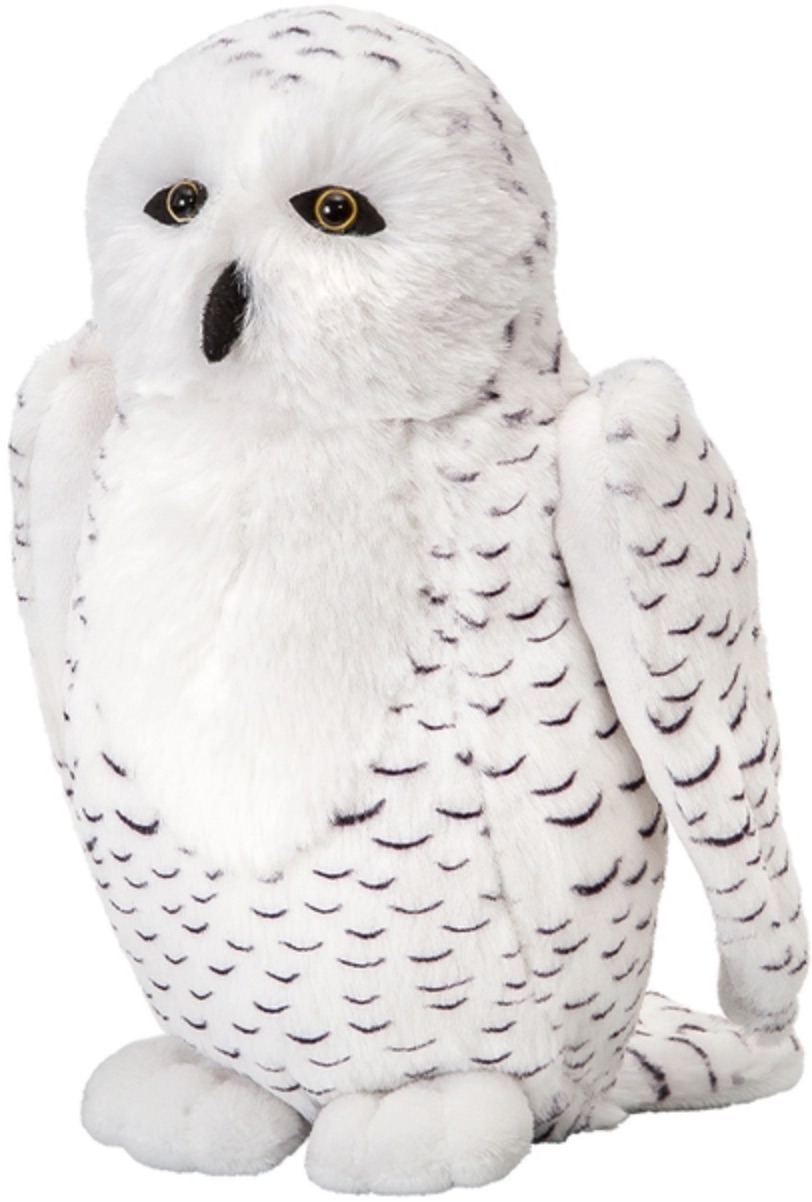 Jucărie de pluș Wild Planet - Bufniță albă, 22 cm