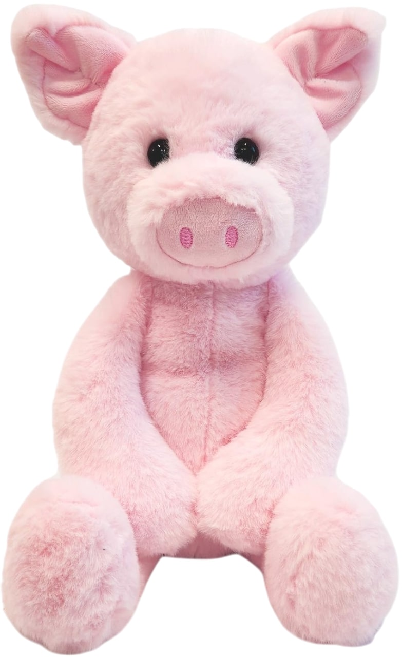 Jucărie de pluș  World's Softest Plush - Porc, roz, 41 cm