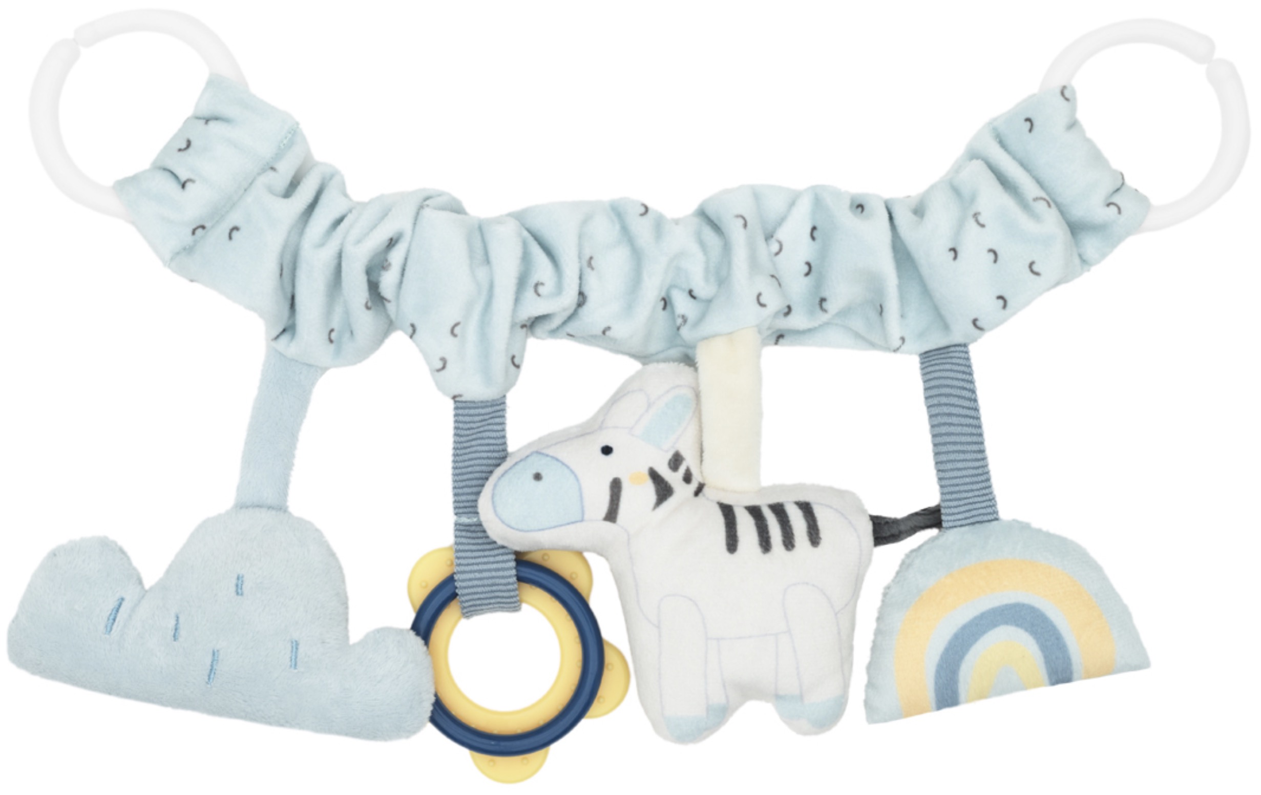 Jucărie de pluș pentru cărucior KikkaBoo Stripy Friends