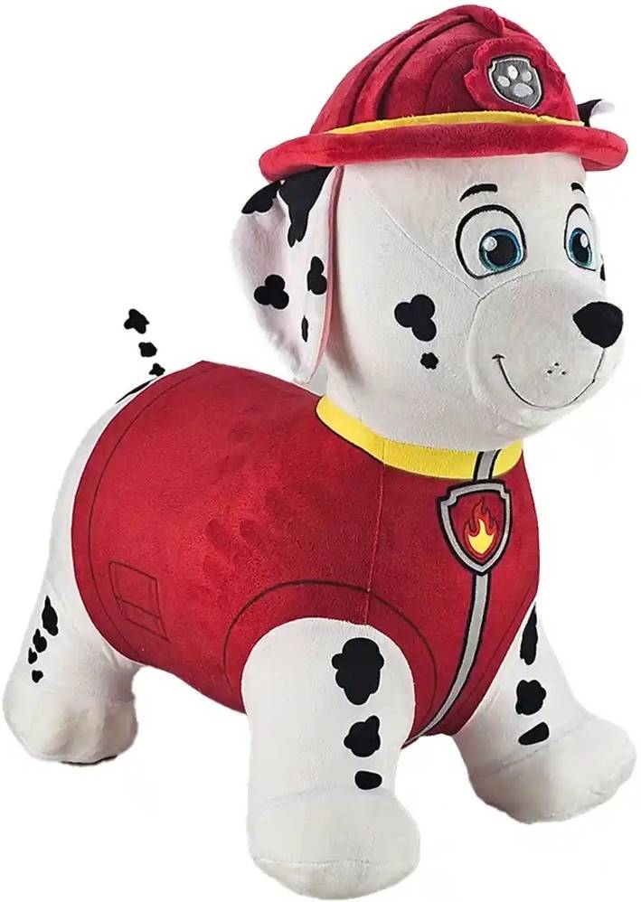 Jucărie de pluș  pentru sărituri AM-AV Paw Patrol - Marshal