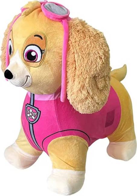 Jucărie de pluș  pentru sărituri AM-AV Paw Patrol - Skye