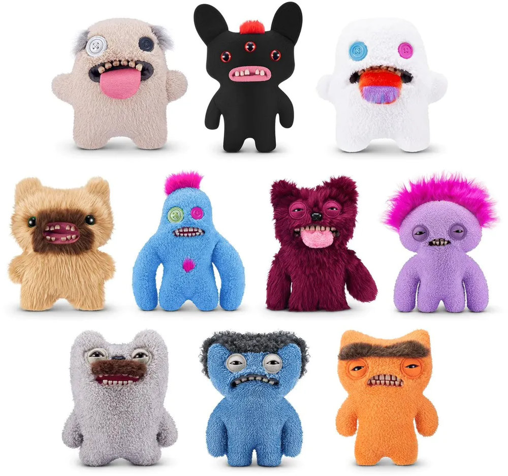 Jucărie de pluș Zuru Fuggler – Monstrulețul cu dinți Hairy Fuggs, 22…
