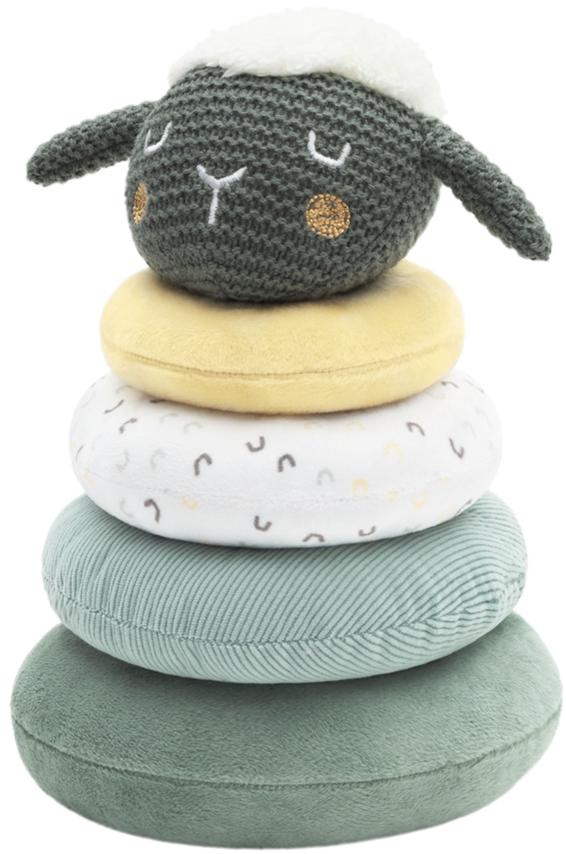 Turn de pluș pentru stivuire KikkaBoo Sleepy Sheep