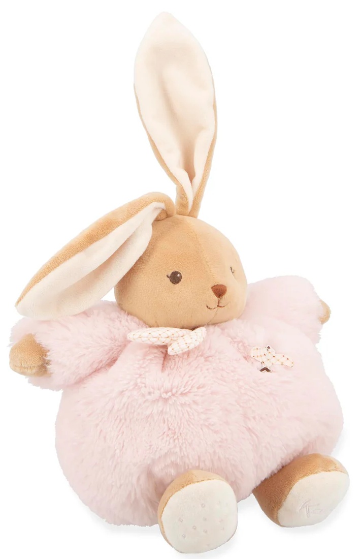 Iepuraș de pluș Kaloo - Chubby Rabbit, roz, 25 cm