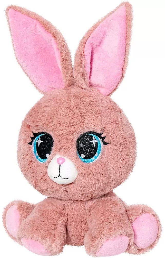 Iepuraș de pluș Stip - Mila, roz, 25 cm