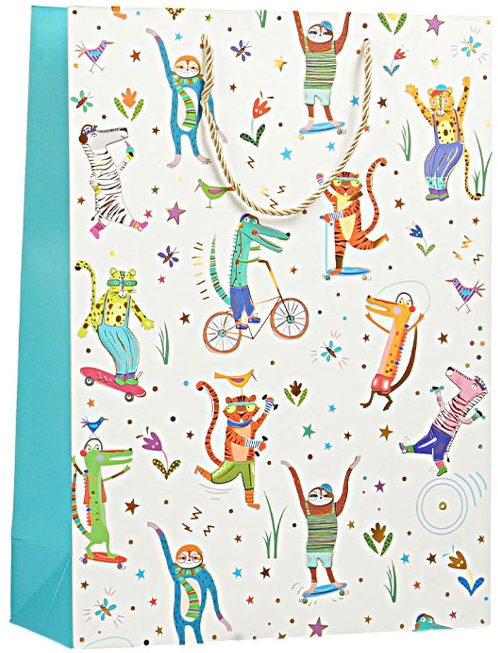 Pungă de cadou Pentru copii - 31 х 42 х 12 cm, alb