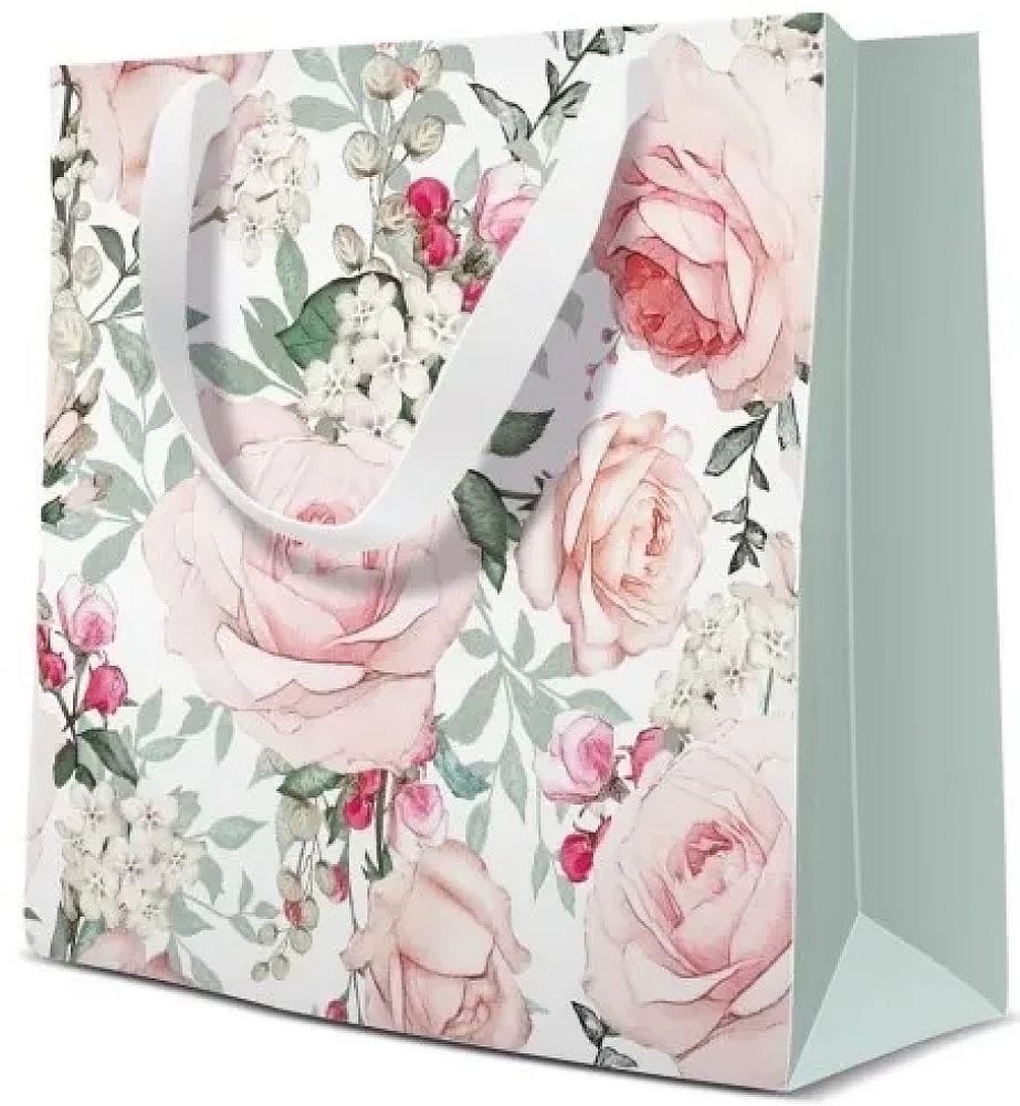 Pungă cadou PAW - Gorgeous Roses, 17 x 17 x 10