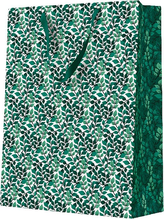 Punguță cadou PAW - Green Garden, 30 x 12 x 41 cm