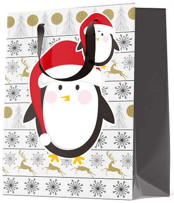 Punga cadou S. Cool - Christmas Penguins, L