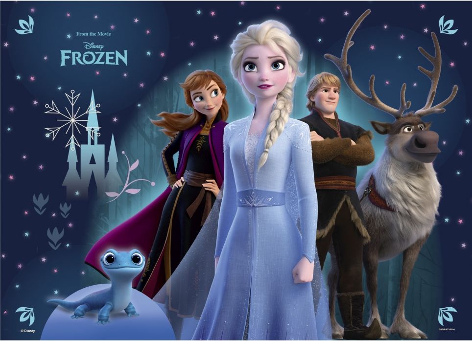 Covoras de birou Derform - Frozen, laminat