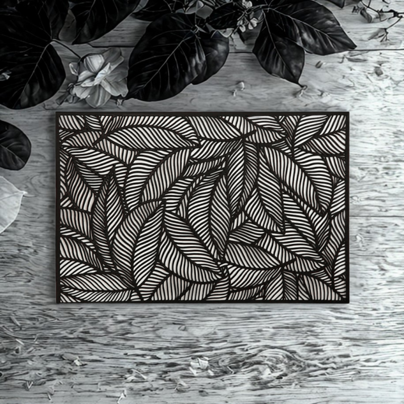 Suport pentru farfurie Morello - Black Leaf, 45 х 30 cm