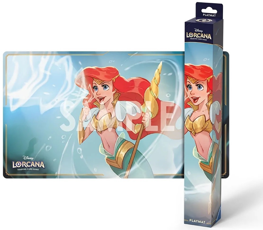 Covoraș de joc de cărți  Ravensburger - Disney Lorcana TCG: Ariel, Sonic Warrior
